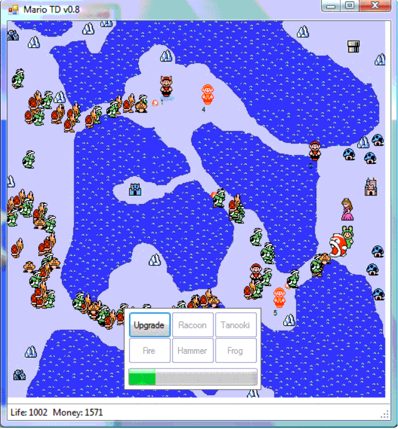 Mario TD screenshot 2